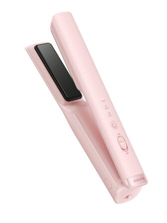 Бездротовий стайлер для волосся 2-в-1 Dreame Hair Glamour портативний випрямляч з іонізацією, рівномірним розподілом тепла та 3 рівнями температури, рожевий