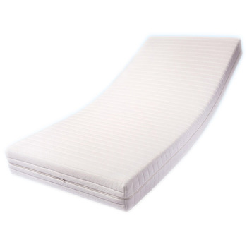 Зонний ортопедичний матрац з холодної піни (100x200) x серцевина приблизно 15,5 см зі стьобаним чохлом подвійного в&39язання, товщиною приблизно 16 см. Жорсткість H2,5 (до приблизно 110 кг). Q означає якість. Зроблено в Німеччині. 100 x 200 см, 9-