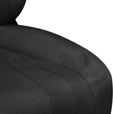 Офісне крісло Геймерське крісло Чорне - Геймерське крісло з подушкою з піни з ефектом пам&39яті з велюру - Тканинне геймерське крісло з підлокітниками D-Cross - Геймерське крісло з безшумними гумовими колесами - Комп&39ютерне крісло 150 кг Чорне тканинне 