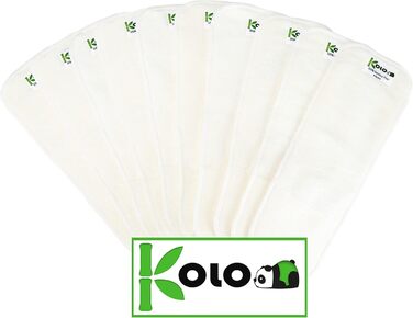 Набір з 5 вкладишів для підгузників, виготовлених з 100 бамбукових волокон, чотиришарові, можна прати. Антибактеріальні антиалерге