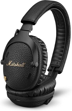 Активні Bluetooth-навушники з активним шумозаглушенням Marshall Monitor III ANC, 70 годин роботи в режимі відтворення - чорний