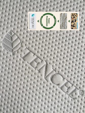 Подушка для шиї Vario Vital, подушка з пінного гелю Ortho Dreams Visco Gel, для розслабленої шиї, зручна подушка, підходить для алергіків - індивідуально регульована висота та жорсткість