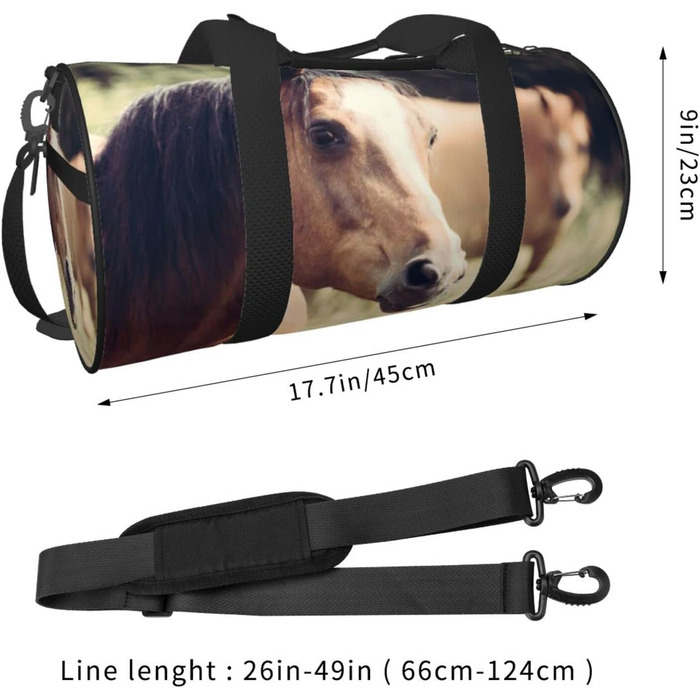 Універсальна дорожня сумка Конячка, спортивна сумка для чоловіків та жінок, великий мішок для одягу