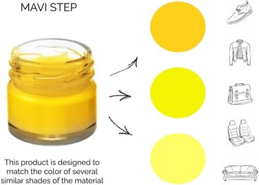 Набір для догляду за взуттям MAVI STEP Aurora із замші та нубуку - Розкішний набір для догляду за взуттям - 107 яскраво-жовтих, 108 яскравих вохр, один розмір