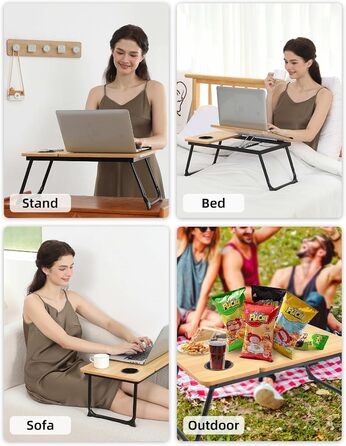 Письмовий столик на колінах (коричневий)