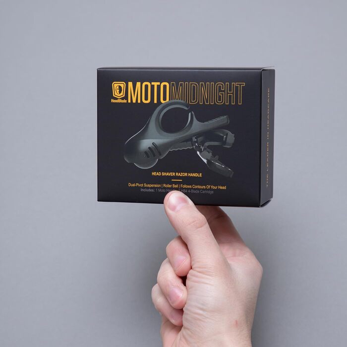 Чоловіча бритва для гоління голови та черепа HeadBlade Military Moto - революційна подвійна активна підвіска