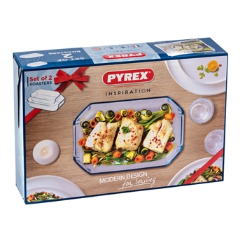 Набір форм для запікання PYREX INSPIRATION, 2 предмети (6400950) Набір форм для запікання PYREX INSPIRATION, 2 предмети (6400950)