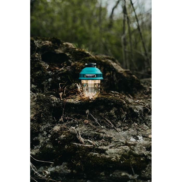 Підвісний світильник Barebones Beacon синьо-зелений акумуляторний світлодіодний підвісний світильник з регульованою яскравістю всепогодний підвісний ліхтар у вінтажному стилі для пригод на свіжому повітрі та цілорічного використання