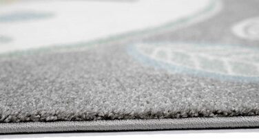 Ігровий килимок дитяча кімната кактус зебра індійський намет лев жовтий сірий крем розмір 160x230 см