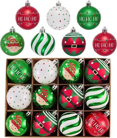 Різдвяні кульки для декору 12 шт Victor's Workshop