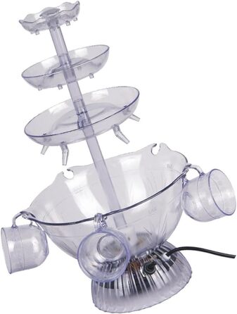 Універсальний фонтан для вечірок, багатофункціональний 3-шаровий декор столу, вилка EU для фуршету барбекю