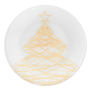 Тарілка Viva NY Tree Gold, 25 см (7109508)