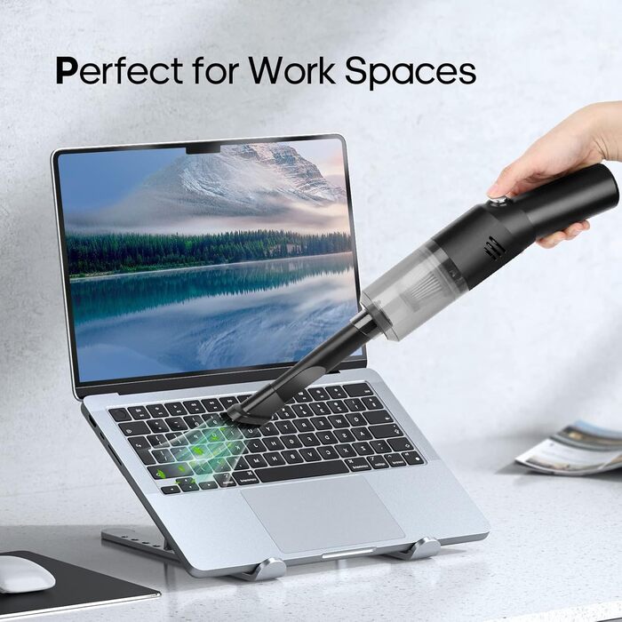 Перезаряджається ручний пилосос, USB Перезаряджається портативний легкий міні-пилосос автомобільний пилосос бездротовий, вологий і