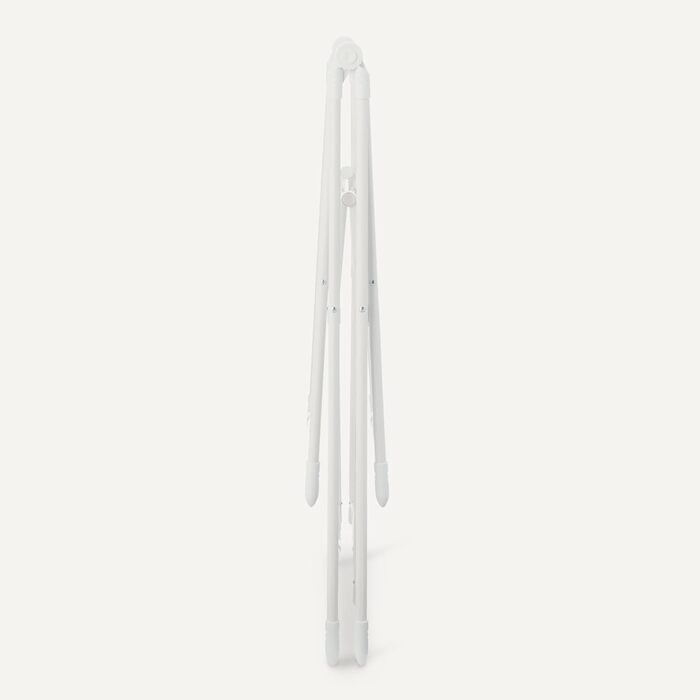 Сушарка для білизни Storeo Basics з металу, 2 крила, складана, 155 x 60 x 100 см, біла