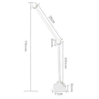Мобільний кронштейн білий, Мобільний кронштейн AolKee Дерево, Мобільна дитина, Знімне регульоване ліжечко Мобільний кронштейн для підвішування ліжечка Мобільні машини/Іграшки з музичними дзвіночками, Аксесуари для дитячого ліжечка