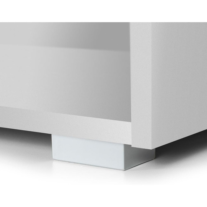 Книжкова шафа Casaria з 5 відділеннями, 190x60x28 см, регульовані по висоті полиці, дерев&39яна, відкрита, сучасна, для кабінету, офісу, вітальні, окремостояча полиця, колір Vela, біла