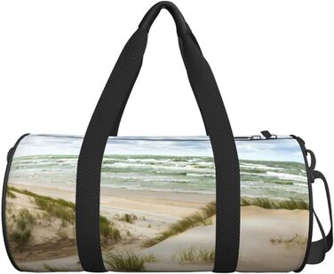 Дорожня сумка-циліндр з тропічним пальмовим принтом, спортивна сумка для чоловіків та жінок, сумка-мішок, спортивна сумка