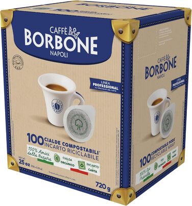 Кавових капсул Borbone, чорні, мікс, ESE, 44 мм. Чорний мікс, ука (100 упаковок), 100