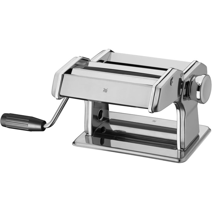 Ручна машина для пасти WMF Gourmet зі сталі, 19,5x12,5x12,5 см, 9 рівнів товщини тіста, для листів та локшини різної ширини