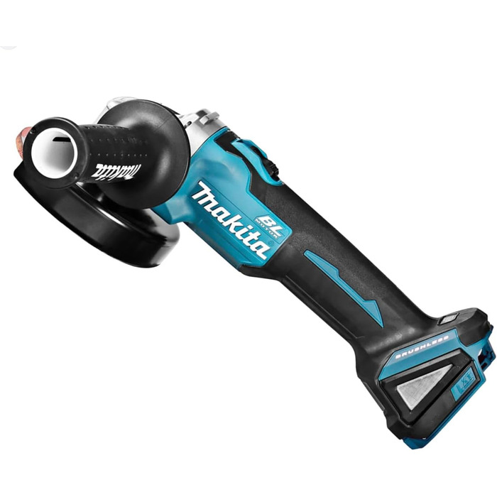 Акумуляторна кутова шліфувальна машина 18 В (без акумулятора, без зарядного пристрою), синя без акумулятора без зарядного пристрою