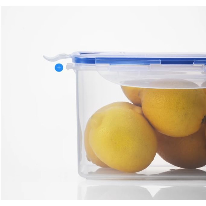 Контейнер для зберігання продуктів Lock&Lock Багатофункціональний контейнер Контейнер для зберігання продуктів Контейнер для борошна Місткість 2,3 літра, можна мити в посудомийній машині - Комплект з 3 шт.