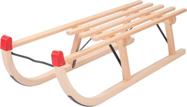 Давос санки дерев'яні санки традиційні металеві стійки дерев'яні санки дерев'яні санки 90 см