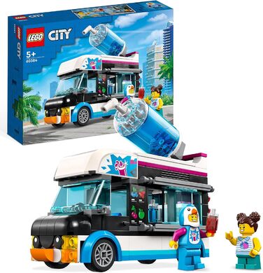 Конструктор LEGO City 60384, Фургон із напоями Slushy, 194 деталі