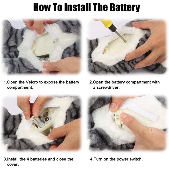 Інтерактивні плюшеві іграшки Smalody, новинка з керуванням звуком, електронний кіт, електронні домашні тварини, робот, кіт, подару