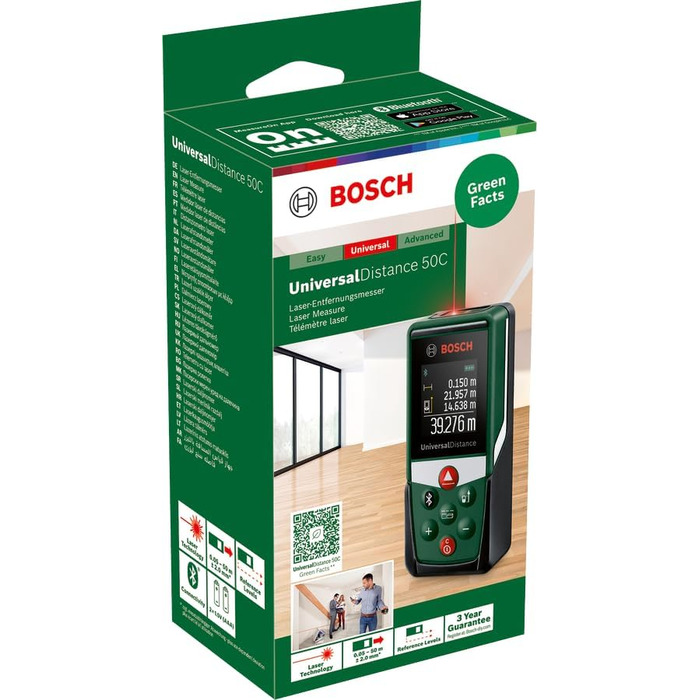 Лазерний далекомір Bosch UniversalDistance 50C