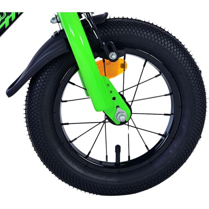 Дитячий велосипед Volare Sportivo для хлопчиків, 12 дюймів, зелено-чорний