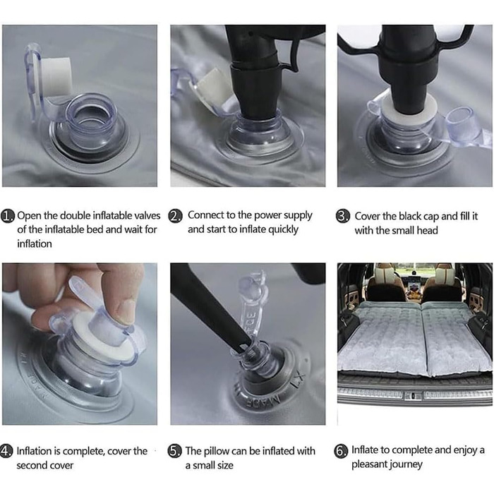 Автомобільний матрац, для Ford Kuga MK2 2012 2013 2014-2019 Надувні матраци для кемпінгу на свіжому повітрі, подорожей, зручні та міцні, надувні, автомобільні, B звичайний B