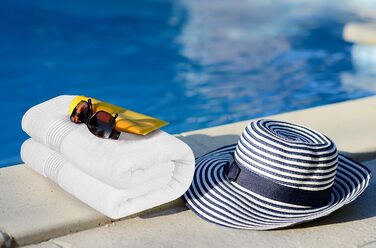 Великий банний рушник з вішалкою - 100 гребінчаста бавовна кільцевого прядіння, дуже поглинаючі великі банні рушники 90 х 180 см,