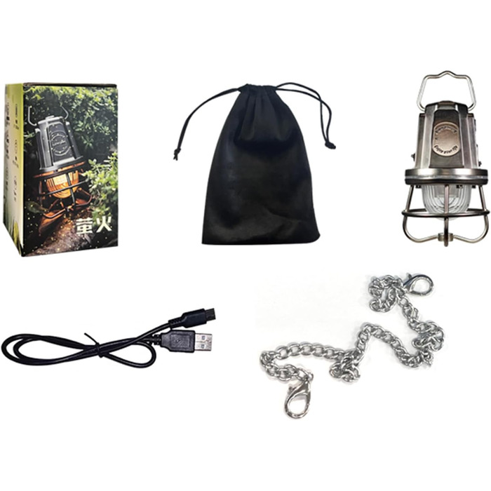 Ліхтар для кемпінгу - спорядження для виживання та аварійних ситуацій з регульованою яскравістю Світлодіодні лампи для кемпінгу для походів на свіжому повітрі, відключення електроенергії, тентів, балконів, титанові