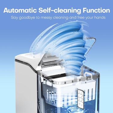 Машина для приготування кубиків льоду CONOPU, 9 кубиків льоду з порожнистим конусом, готових всього за 9 хвилин, машина для приготування кубиків льоду маленька 12 кг/24 години, 2 розміри кубиків льоду, льодогенератор з функцією самоочищення, льодогенерато