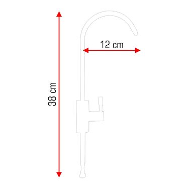 Фільтр для питної води система зворотного осмосу RO6 з чорним краном і мінералізацією