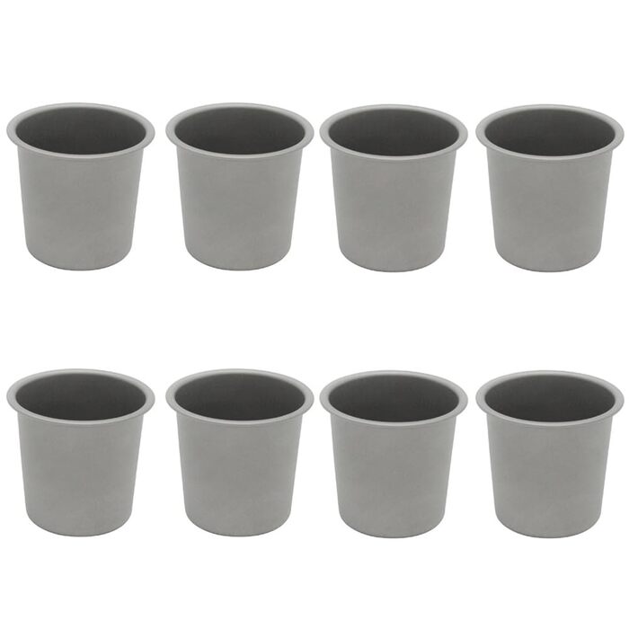 Металева туристична кружка, легка титанова склянка для пива, 220 мл, безшовний дизайн, портативна для подорожей на природі (8 шт.)