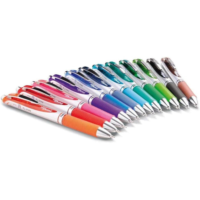 Ручка Pentel Gel Rollerball EnerGel з притискним механізмом, 6 шт. , 0,7мм (рожева, упаковка 6 шт. )