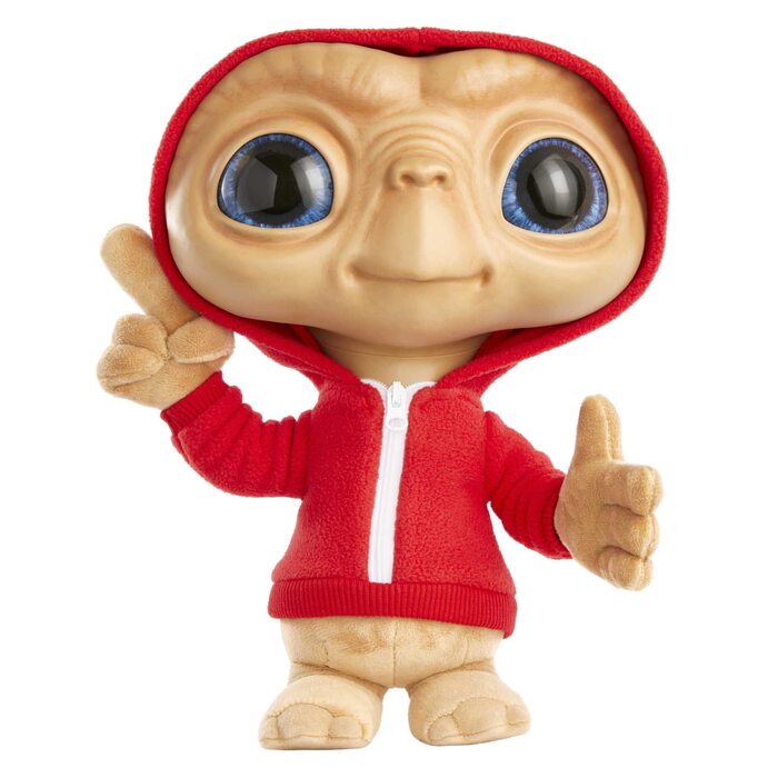 М'яка іграшка Mattel E.T. позаземний 40-річчя, плюшевий ET з підсвіткою та звуками, подарунок для колекціонерів, для дітей від 4 років, багатокольоровий