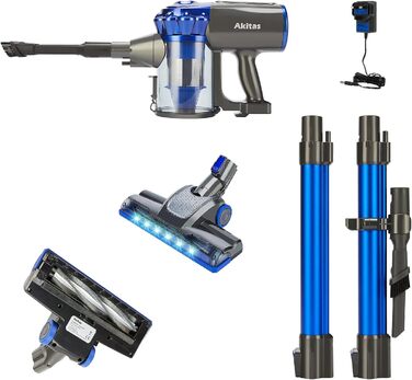 Акумуляторний пилосос Akitas V8 3в1 Акумуляторний ручний і вертикальний легкий 22,2 В 150 Вт Акумуляторна літієва батарея для підл