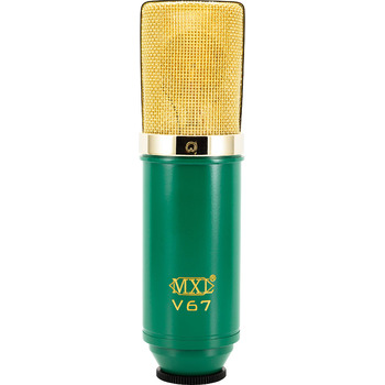 Конденсаторний мікрофон MXL V67G з великою діафрагмою, зелений / золотий