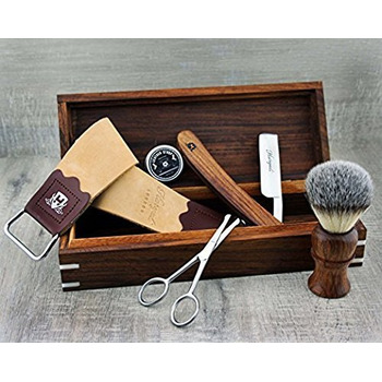 Повний набір для гоління Rosewood Old Style Classic Barber ІДЕАЛЬНИЙ ПОДАРУНКОВИЙ НАБІР ДЛЯ ГОЛІННЯ ЧОЛОВІКІВ