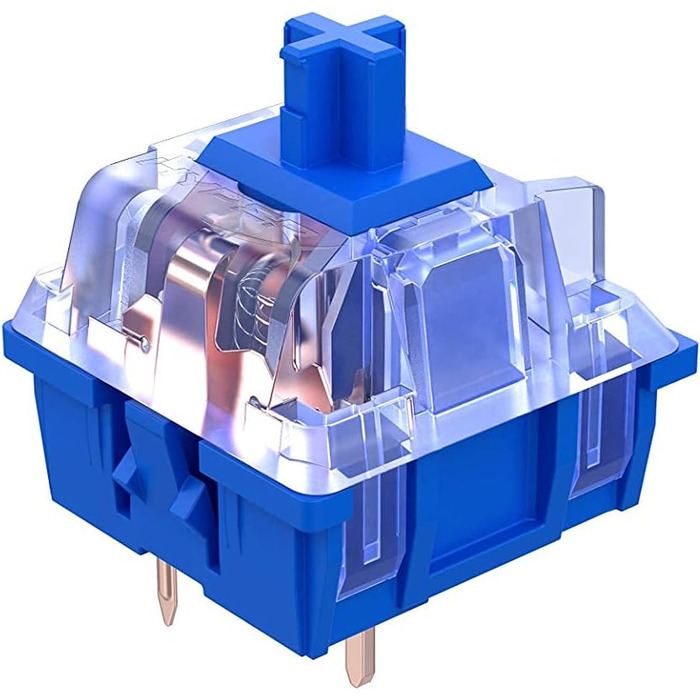 Ядро зі сплаву HyperX - Механічна ігрова клавіатура TKL (без клавіш) - Компактний розмір - Синій колір HyperX - Світлодіодне підсв