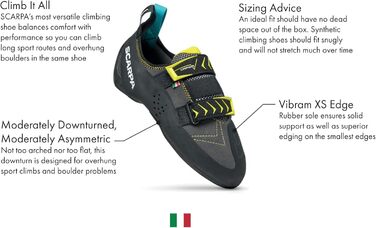 Взуття для скелелазіння та боулдерингу Scarpa Vapor V 41 EU Rauch Gelb