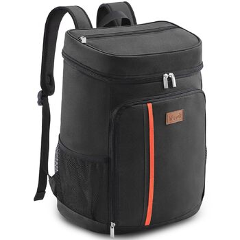 Рюкзак-холодильник Lifewit 30L на 36 банок, герметичний рюкзак-холодильник, водонепроникна ізольована сумка для обіду для чоловіків, жінок, роботи, пікніків, пляжу, кемпінгу, подорожей, чорний L