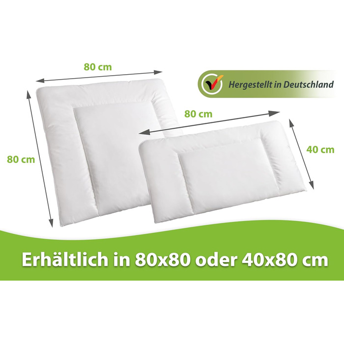 Подушка для сну на животі 40x80 Ергономічна подушка Плоска подушка для сну Бавовняна, яку можна прати 40 x 80 см