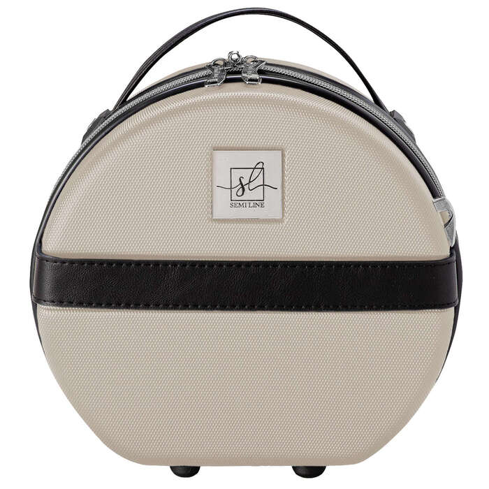 Бьюті-кейс Semi Line 5L Champagne/Black (T5674-1)