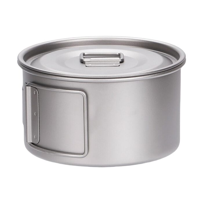 Легкі туристичні миски зі складною ручкою, стійкі до іржі, миски для їжі для кемпінгу та походів, складна ручка 0,45 л