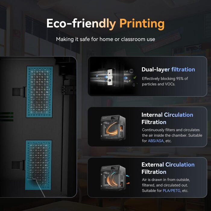 Принтер FLASHFORGE Adventurer 5M Pro, автоматичний друк одним клацанням, максимум 600 мм/с, висока швидкість із пакетом сопел 0,4/