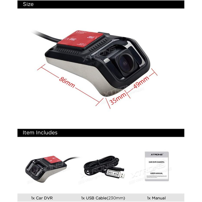 Автомобільна камера Автомобільний відеореєстратор Відеореєстратор Приладова камера 140 Ширококутова камера USB Міні-рекордер, нічн
