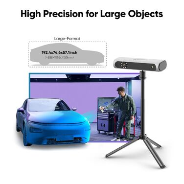 Сканер 3DMakerpro Lynx, точність 0,1 мм і швидкість сканування 10 кадрів/с. Портативний 3D-сканер для проектування моделі 3D-принт